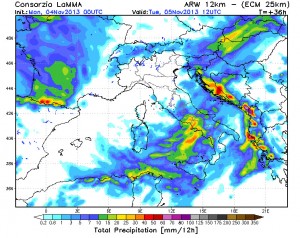 lamma precipitazioni 05 novembre 2013